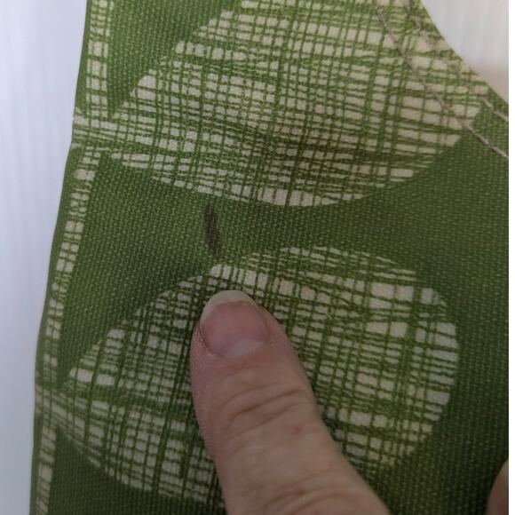 Orla Kiely Coated Canvas Midi Crossbody Shoulder Hobo Bag Green Multi Stem - Picture 9 of 12